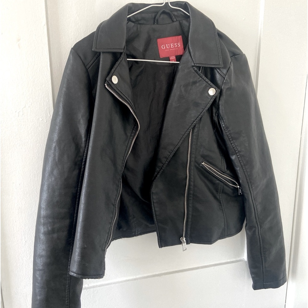 Guess Leather Moto Jacket